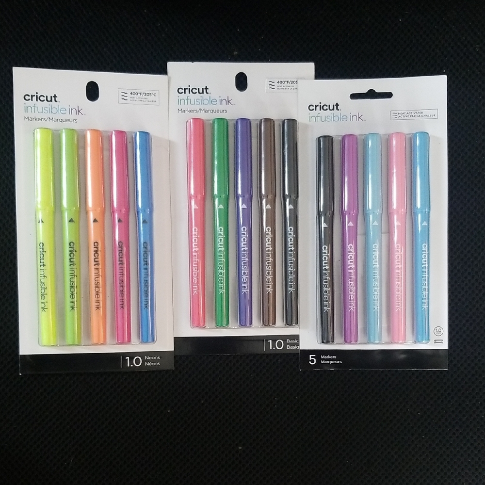 Cricut Infusible Ink Markers - Heat Activated. 1.0n